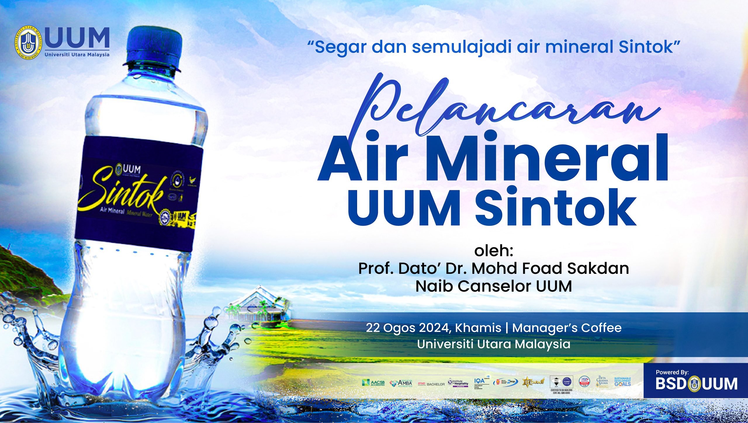 MAJLIS PELANCARAN AIR MINERAL UUM SINTOK