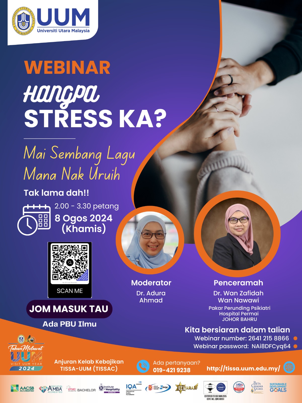 [WEBINAR] HANGPA STRESS? MAI SEMBANG LAGU MANA NAK URUIH