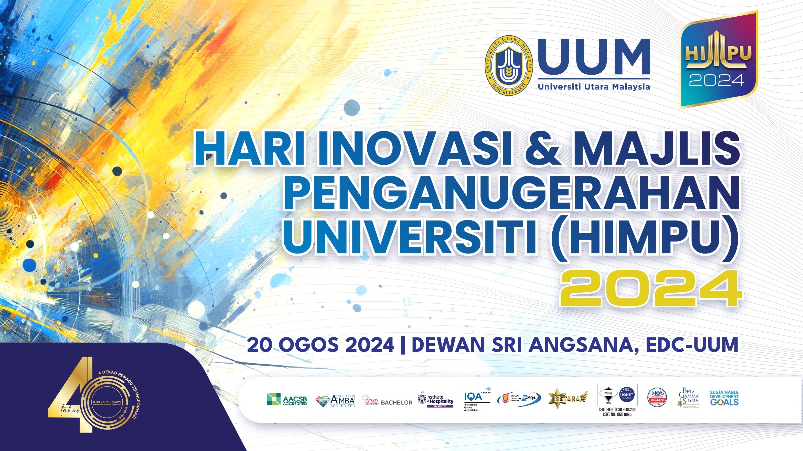 HARI INOVASI & MAJLIS PENGANUGERAHAN UNIVERSITI (HIMPU) 2024