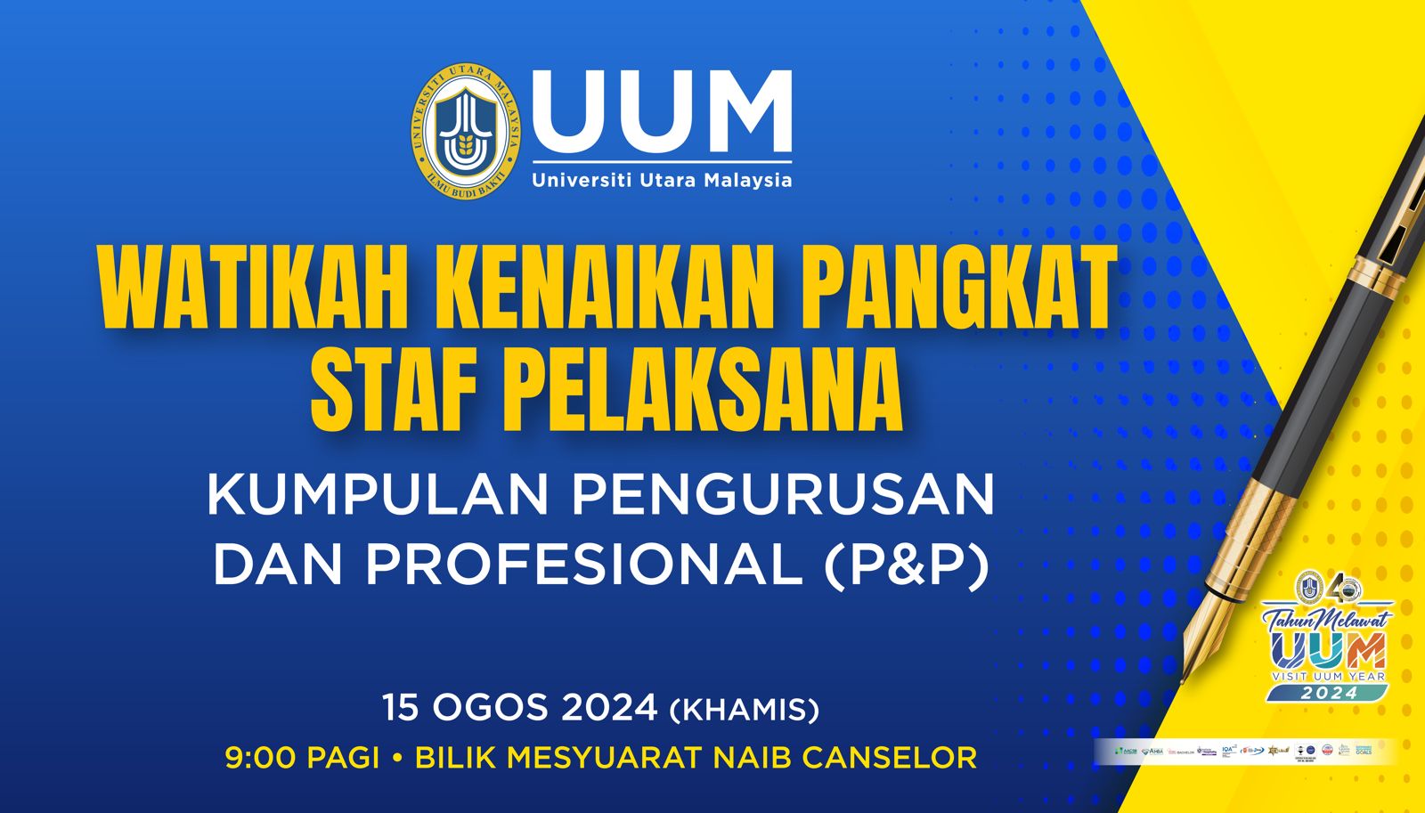 MAJLIS KENAIKAN PANGKAT STAF PELAKSANA KUMPULAN PENGURUSAN DAN PROFESIONAL (P&P)