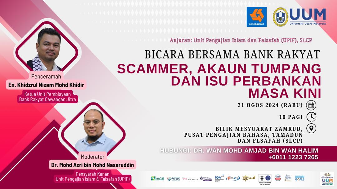 BICARA BERSAMA BANK RAKYAT: SCAMMER, AKAUN TUMPANG DAN ISU PERBANKAN MASA KINI