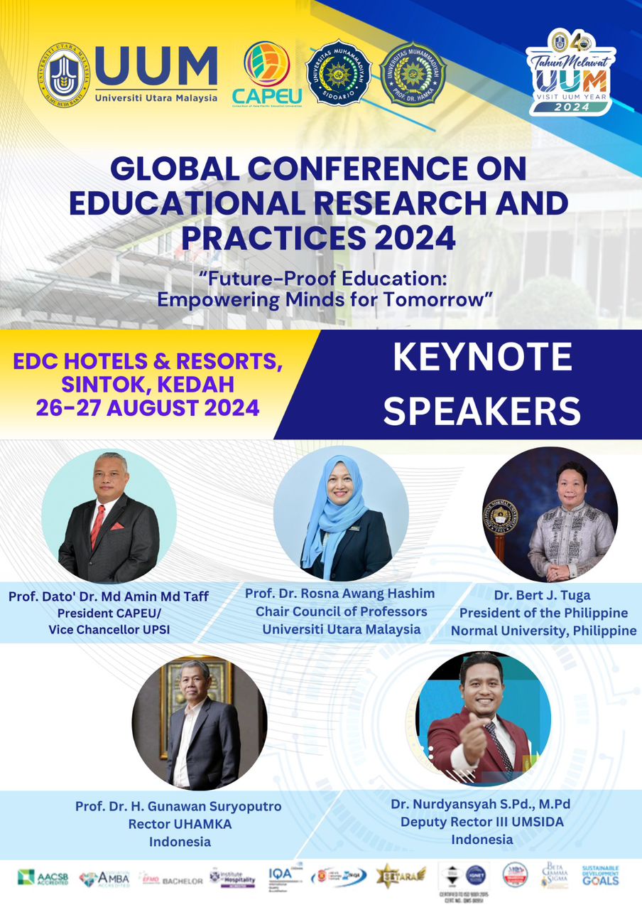 GLOBAL CONFERENCE ON EDUCATIONAL RESEARCH AND PRACTICES 2024 - "FUTURE PROOF-EDUCATION: EMPOWERING MINDS FOR TOMORROW"