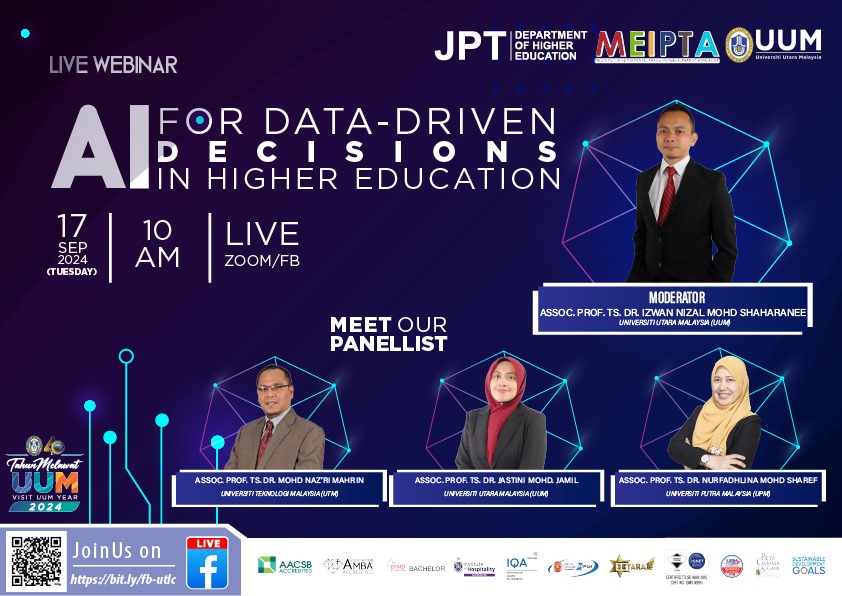 WEBINAR KEPINTARAN BUATAN (AI) DALAM PENDIDIKAN TINGGI DI MALAYSIA