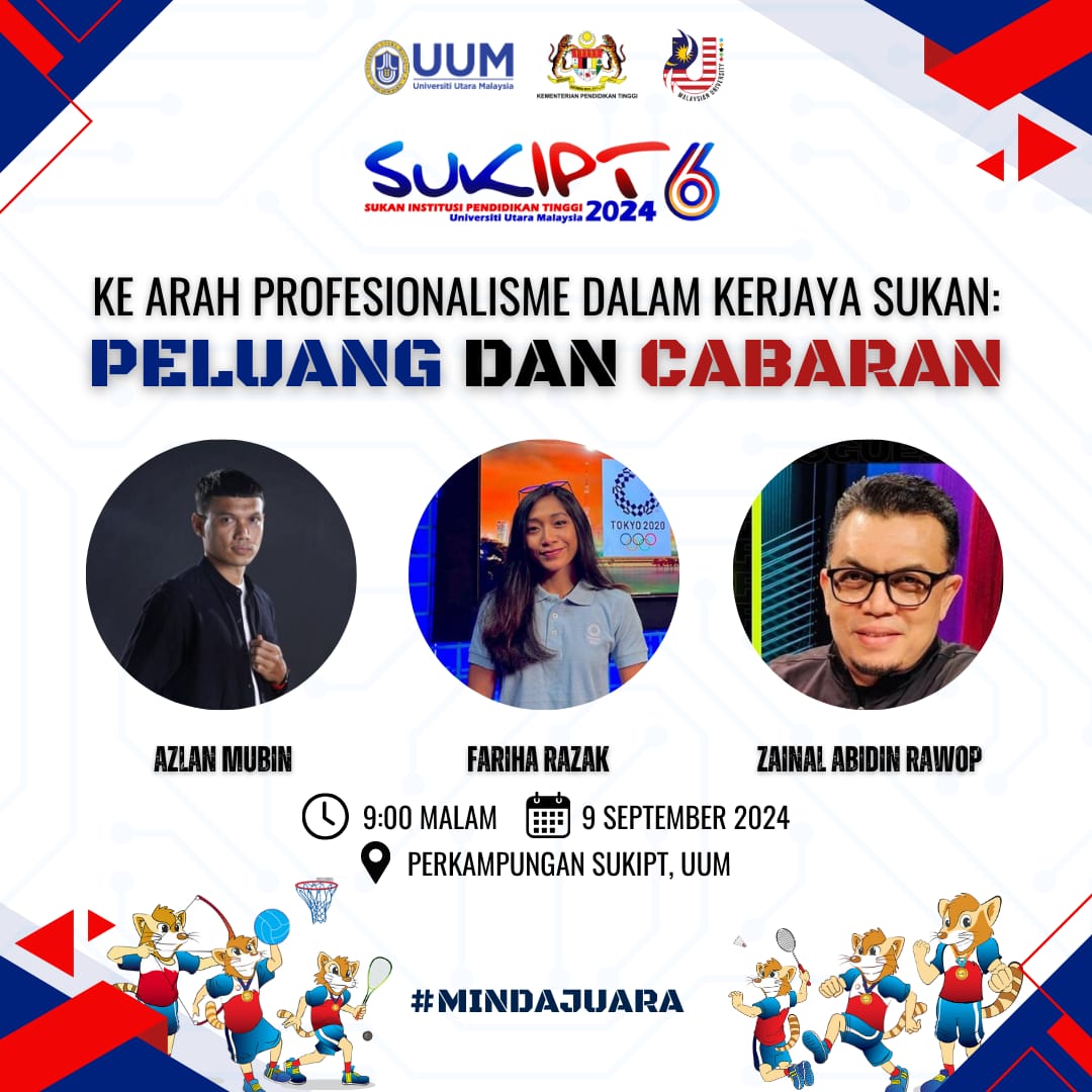 [SUKIPT-6 2024] FORUM - KE ARAH PROFESIONALISME DALAM KERJAYA SUKAN  : PELUANG DAN CABARAN