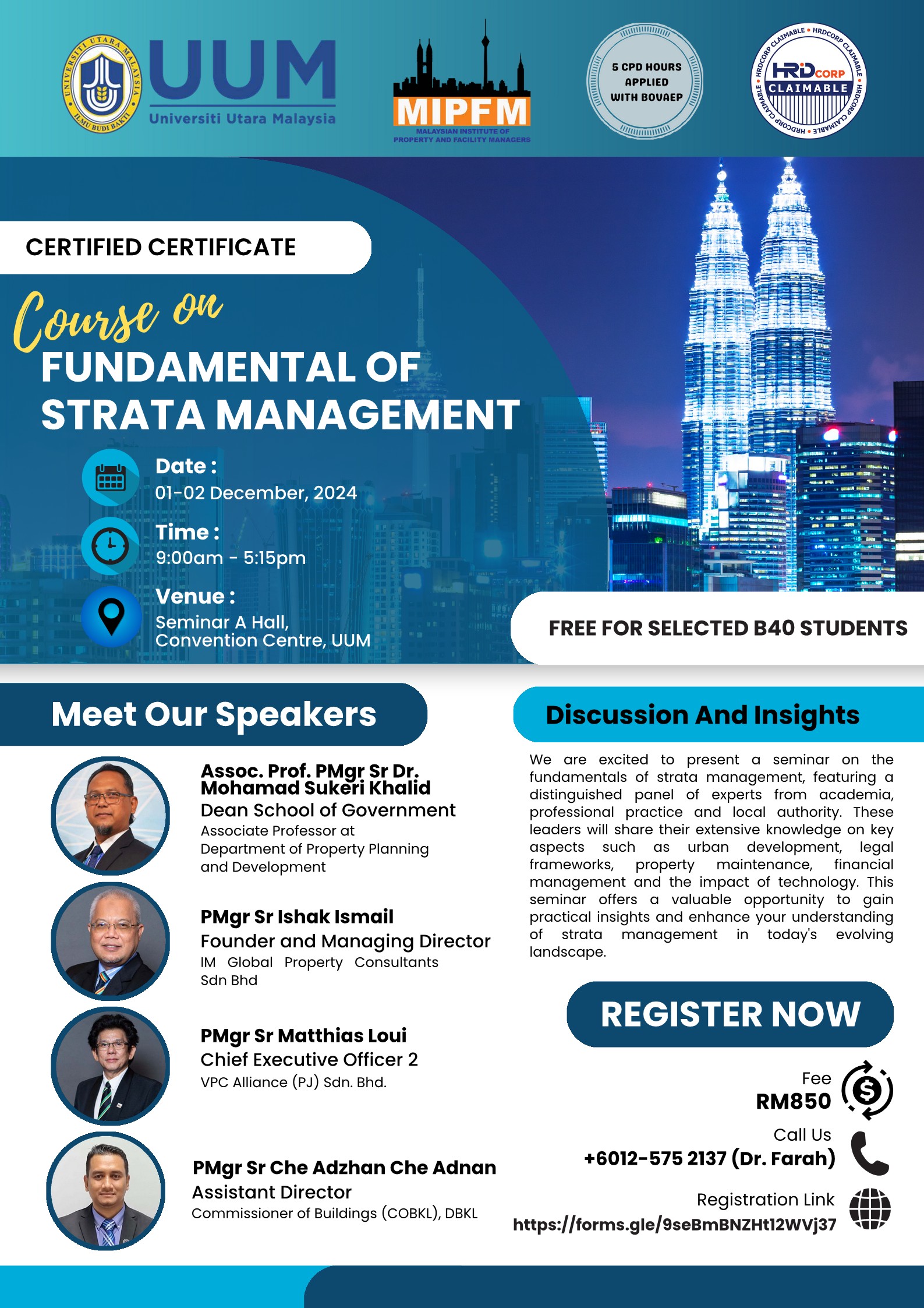 FUNDAMENTALS OF STRATA MANAGEMENT COURSE